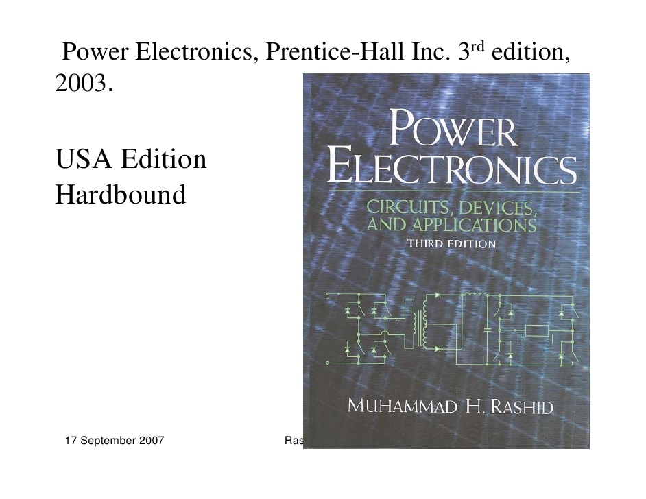pdf power electronics by rashid 3rd